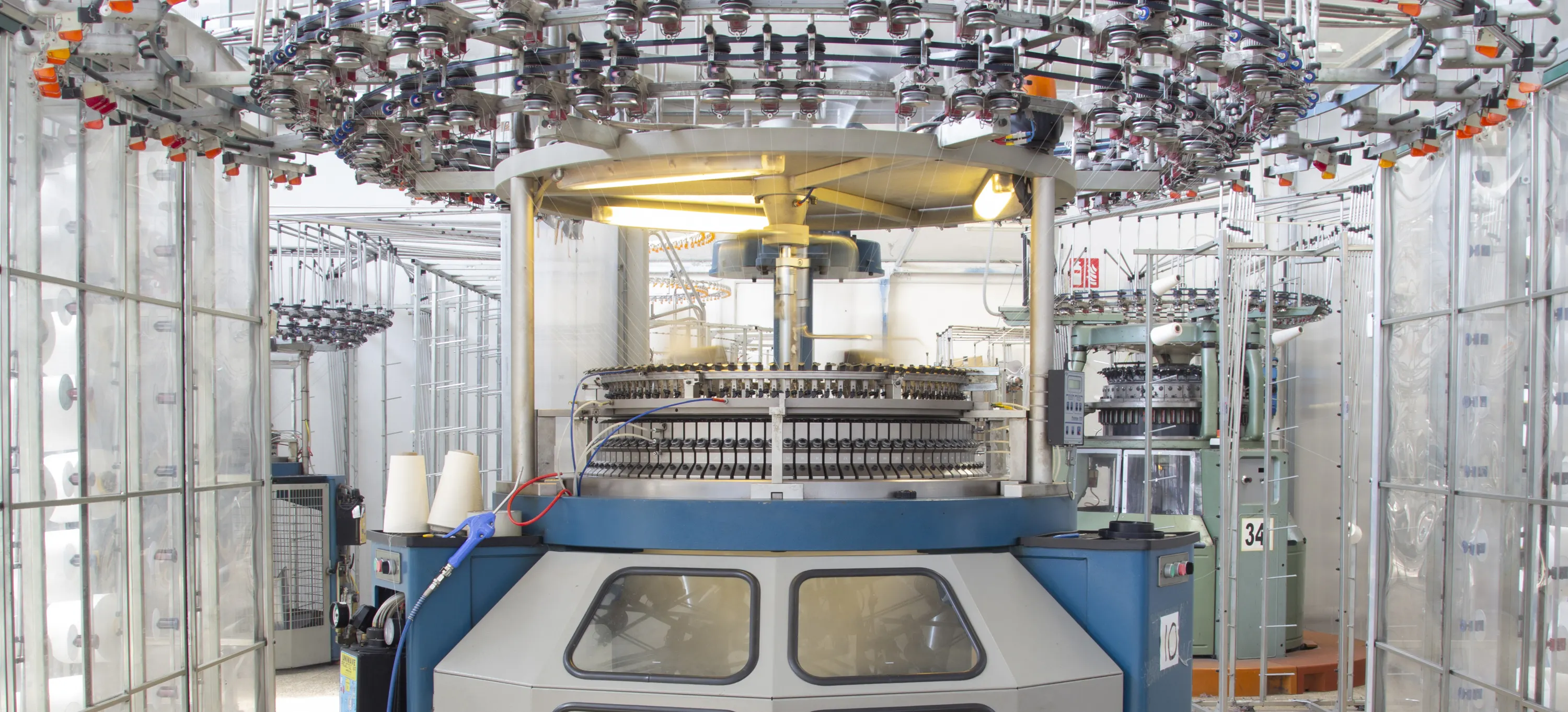 fabric circle knitting